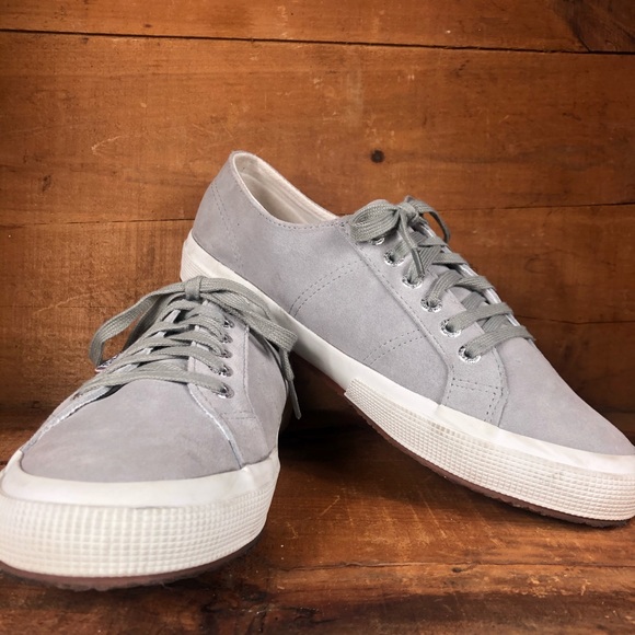 🔥Superga | Gray Suede Lace Up Sneakers - Picture 5 of 6